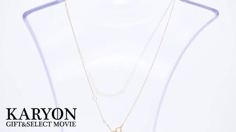 パンチAHKAH ビリーブユーロング　ダイヤネックレス　K18 約48cm ビリーブユー ネックレス | AHKAH / アーカー | 【公式