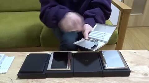 専用様　まとめ売り 坪田パールタバコケースロングサイズ(100mm)12本収納スリム日本製