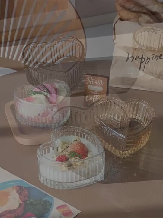 ZARD　クリスタル・ハート ボウル【中古品】 Amazon | WRITWAA 4 個 ハート型ソー トセット バター 小皿