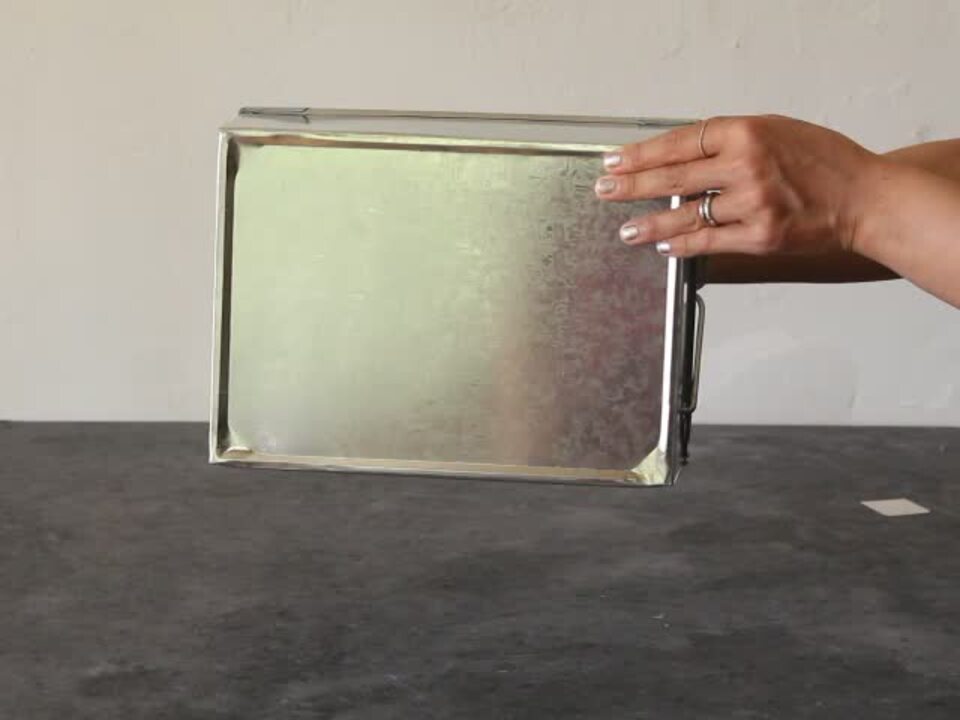 日本製 マニーローズ トタン材 ダストボックスセット ゴミ箱 収納