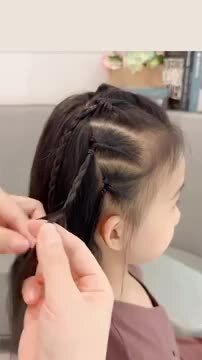 ブレイズヘアアクセサリー☆キッズダンス Bガール ⬜100 くずれよ