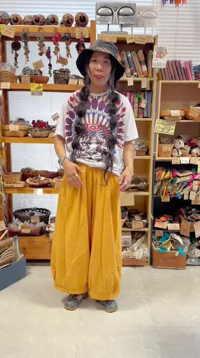 vintage バルーンパンツ　ネパール製　コットン　赤　民族　ネイティブ 楽天市場】コットンバルーンパンツ 無地 大きめ バリブラン