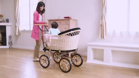 楽天市場】東京乳母車 プスブラックプス 幌・車輪が選べる！二人