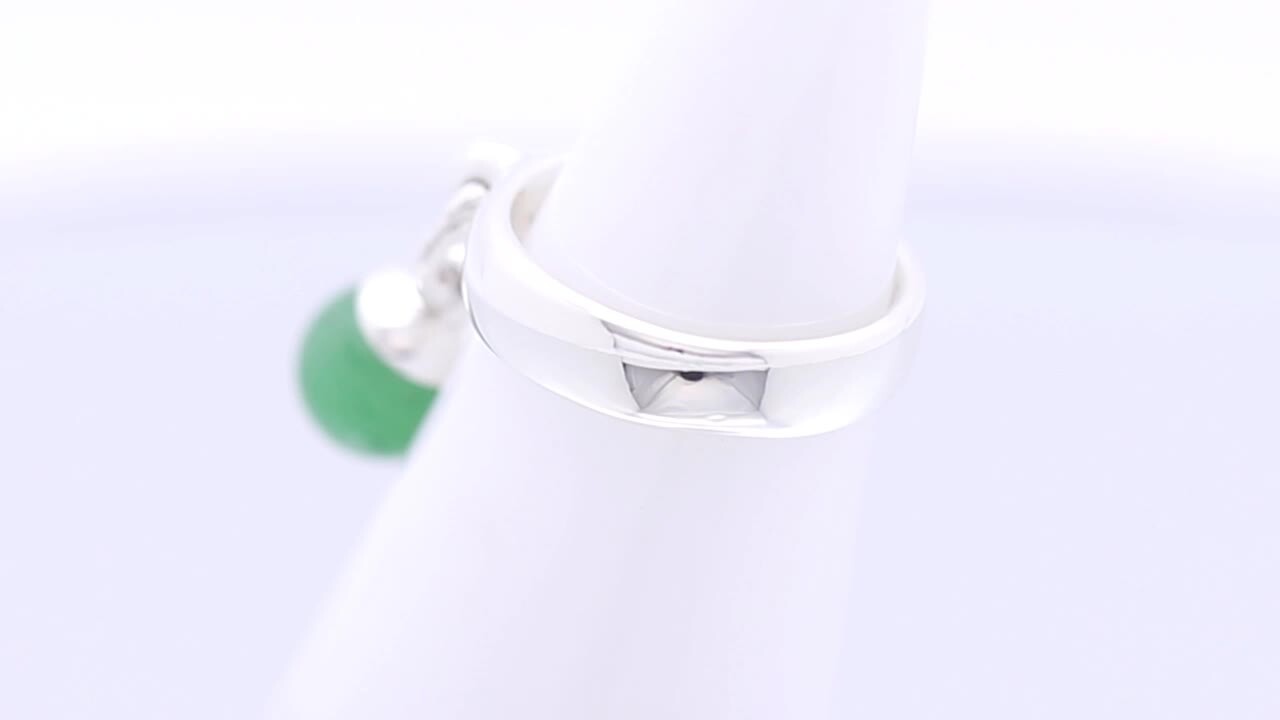 超入手困難！ TIFFANY&Co. ドアノック 翡翠 リング 11.5号 TIFFANY ティファニー ドアノッカーリング 指輪 スターリング