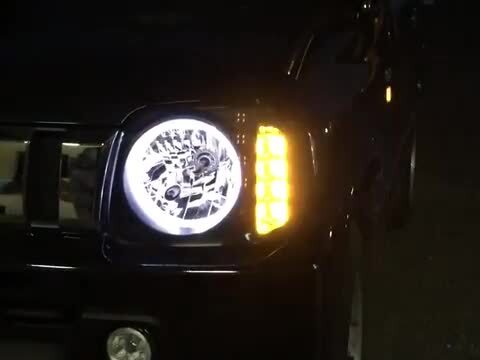 楽天市場】JB23 ジムニー ヘッドライト CCFLリング付き LED ウィンカー