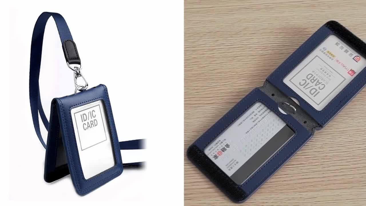 TMMLIJIPL 自動ビジネス クレジットカードホルダー IDバッジホルダー カードケース 縦型 スマート ヴィンテージ PUレザ 楽天市場】社員証  IDカードホルダー 縦型 クレジットカードケース ネックストラップ付 本革レザー 定期入れ ビジネス ケース 首掛け 二つ折り メンズ ...