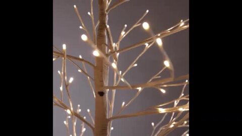シラカバの木 LEDライト280球付き 約2.1お値下げ中cm 季節/年中行事