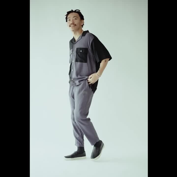 楽天市場】gym master 公式麻レーヨンテーパードパンツ｜メンズ