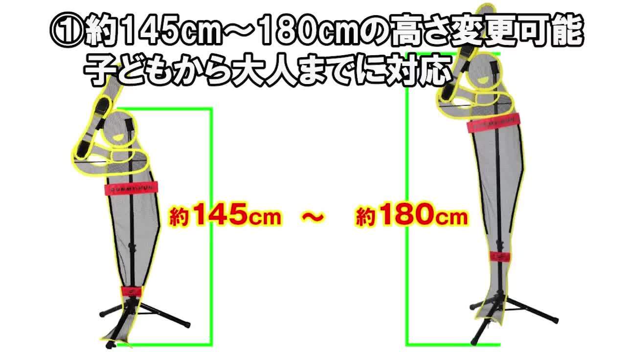 フィールドフォース　ダミーくん ピッチング練習用 FIELD FORCE 身長調整式 ダミーくん フィールドフォース 投球
