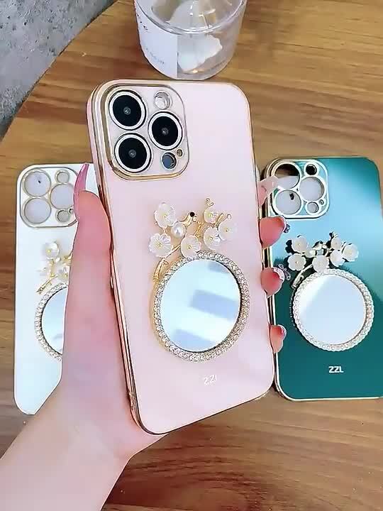 楽天市場】iphone 16 ケース 梅花 パール 立体 クリア かわいい