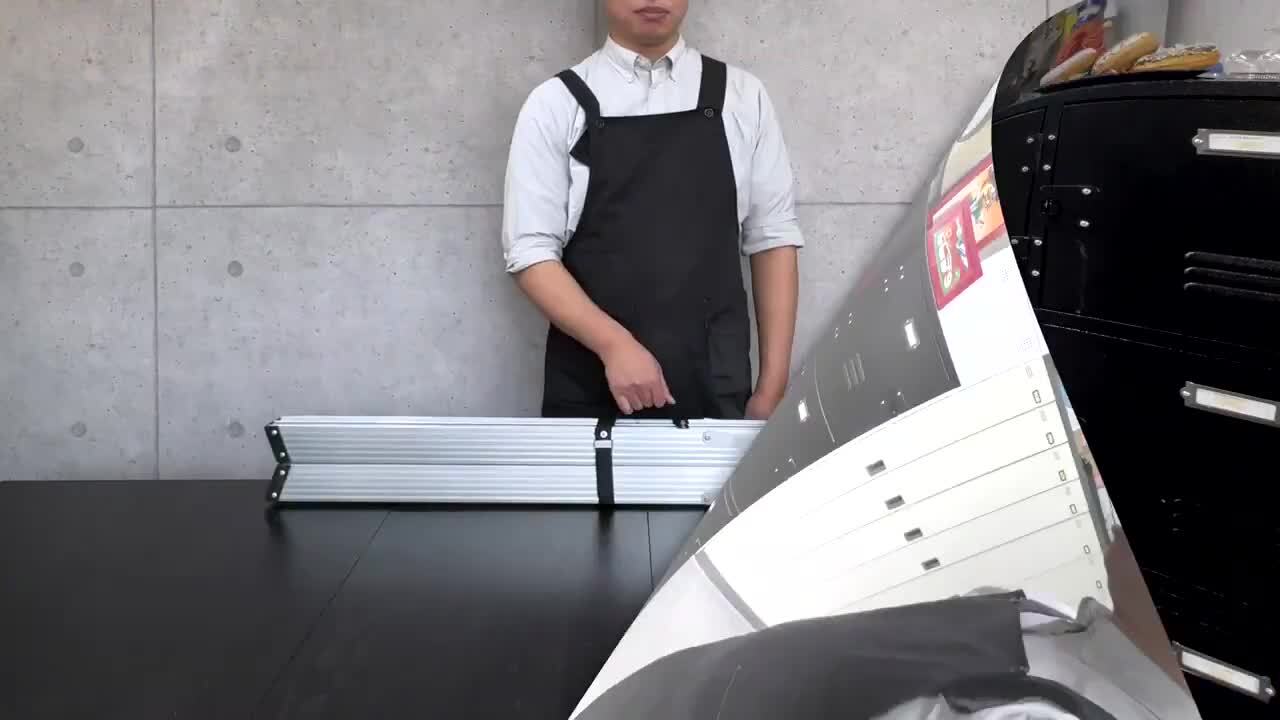 楽天市場】コンパクト 収納 【 スティック 脚立 5段タイプ 】 折