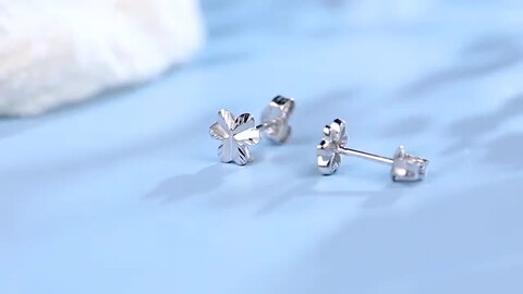 M01029 ○ FANCIME ピアス プラチナ レディース シルバー