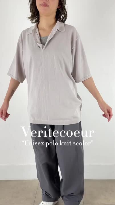veritecoeur ヴェリテクール ポンチョ ニット ライトグレー Veritecoeur Vネックカーデニット [VCK-291U] – CREER