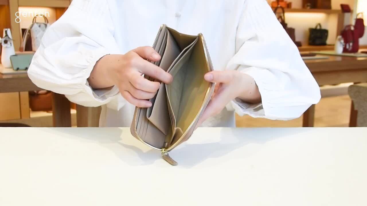 genten 長財布　新品 グレースパイソン L字ファスナー長財布｜商品一覧 | 革財布