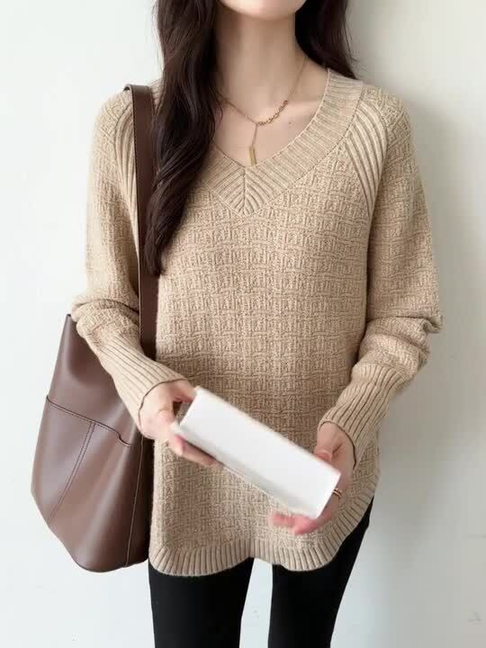 楽天市場】【4/22！クーポンで3,730円】 ニット セーター v