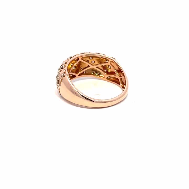 楽天市場】ジーエスティービー ブラウンダイヤモンド リング K18ピンク  