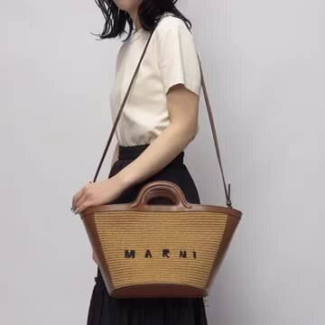 楽天市場】マルニ MARNI かごバッグ トートバッグ レディース スモール