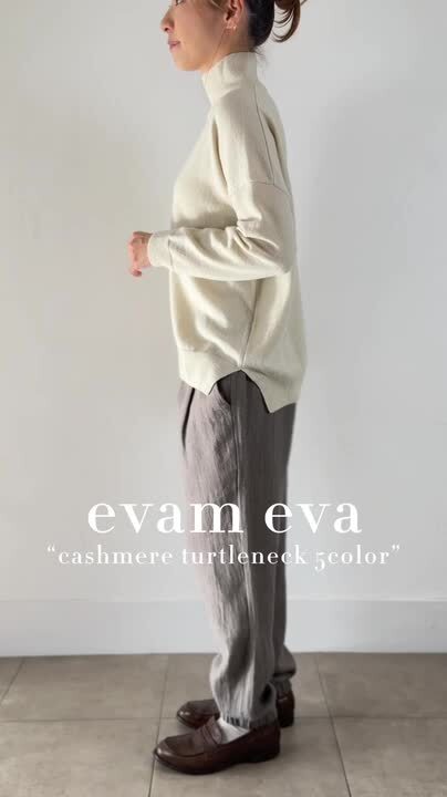 楽天市場】【動画あり】 evam eva(エヴァムエヴァ)cashmere