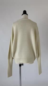 楽天市場】ドルマンニット 指穴ぽわん袖 パール編み 袖口ロングリブ