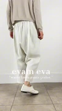 楽天市場】【動画あり】 evam eva(エヴァムエヴァ)water linen