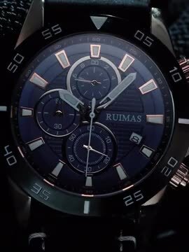 RUIMAS レディース 腕時計 ブラック革バンド ファッションクオーツ Amazon | RUIMAS レディース 腕時計 ブラック革バンド