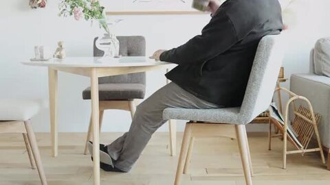 マロン⭐︎ダイニングテーブルセット ④コーナーチェア 回転式