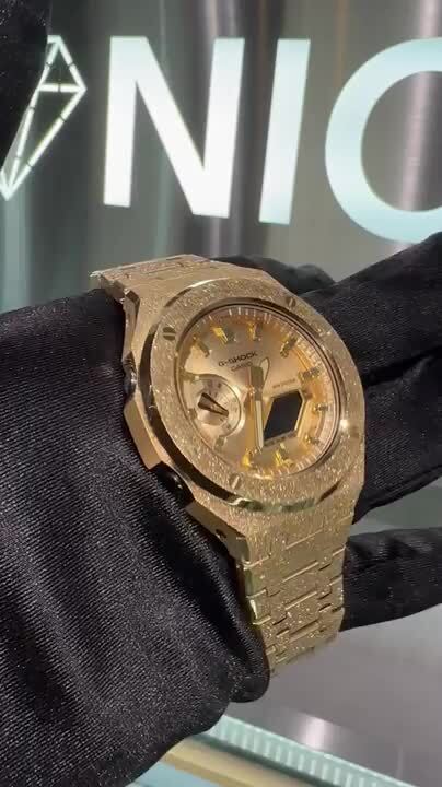 楽天市場】G-SHOCK GA2100gb GARISH フロステッドゴールド