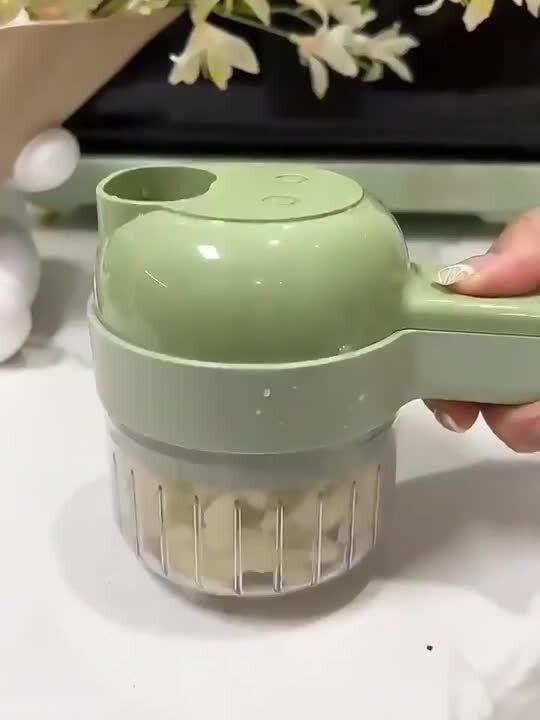 楽天市場】電動スライサー 充電式 野菜スライサー ネギ カッター