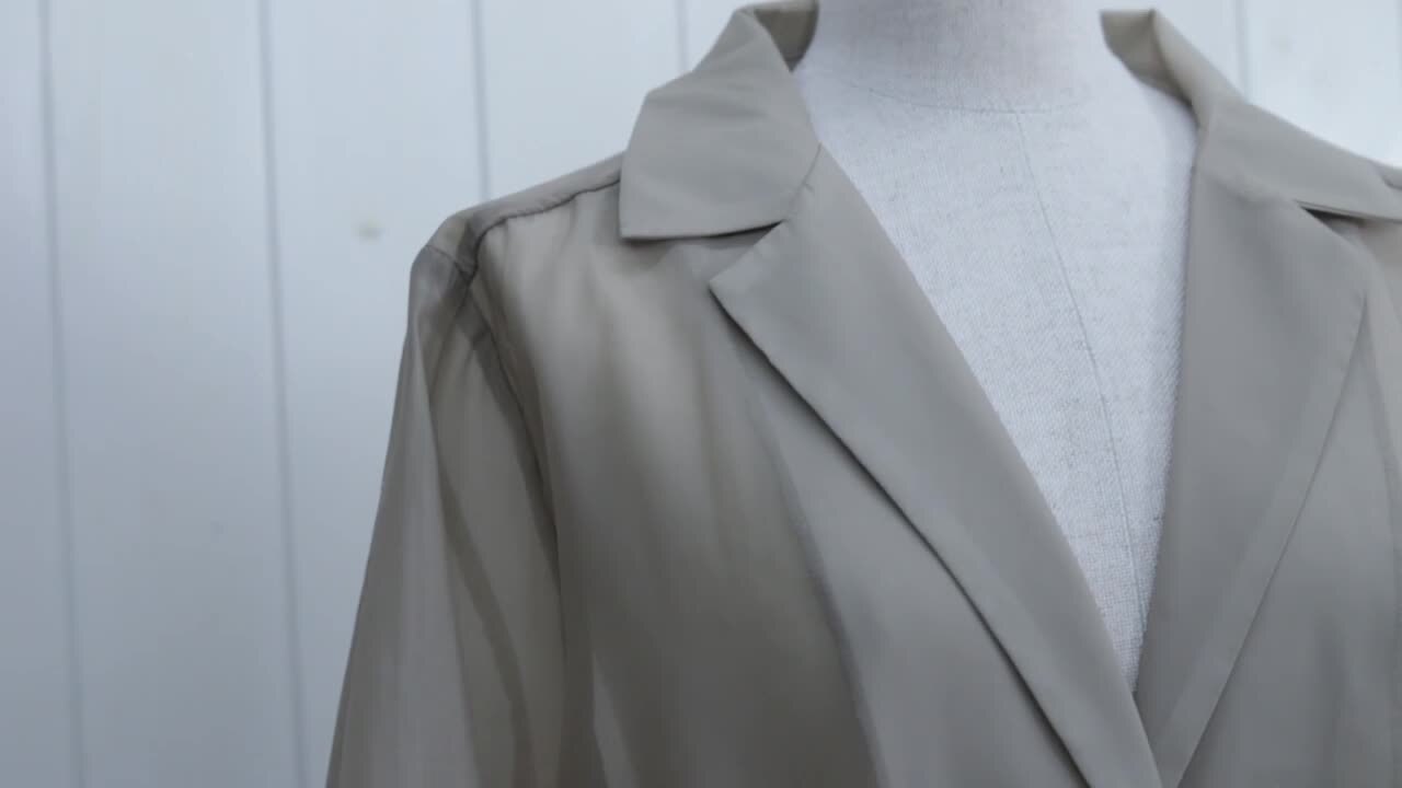 楽天市場】シアーオーガンジーテーラードジャケット 【メール便