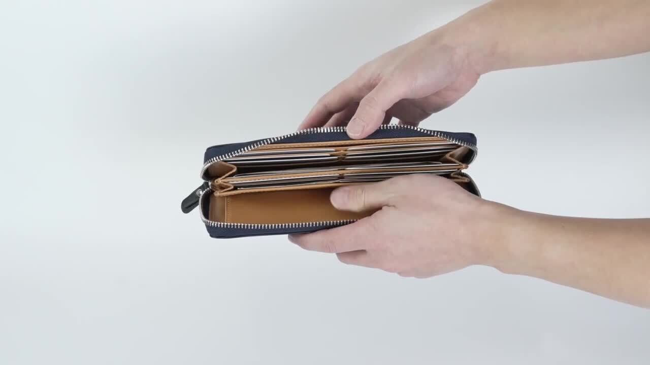 ソフィア ミュージカルライトアップ財布 VIOLAd'ORO＞PORTA リザードエンボス レザー ジップウォレット