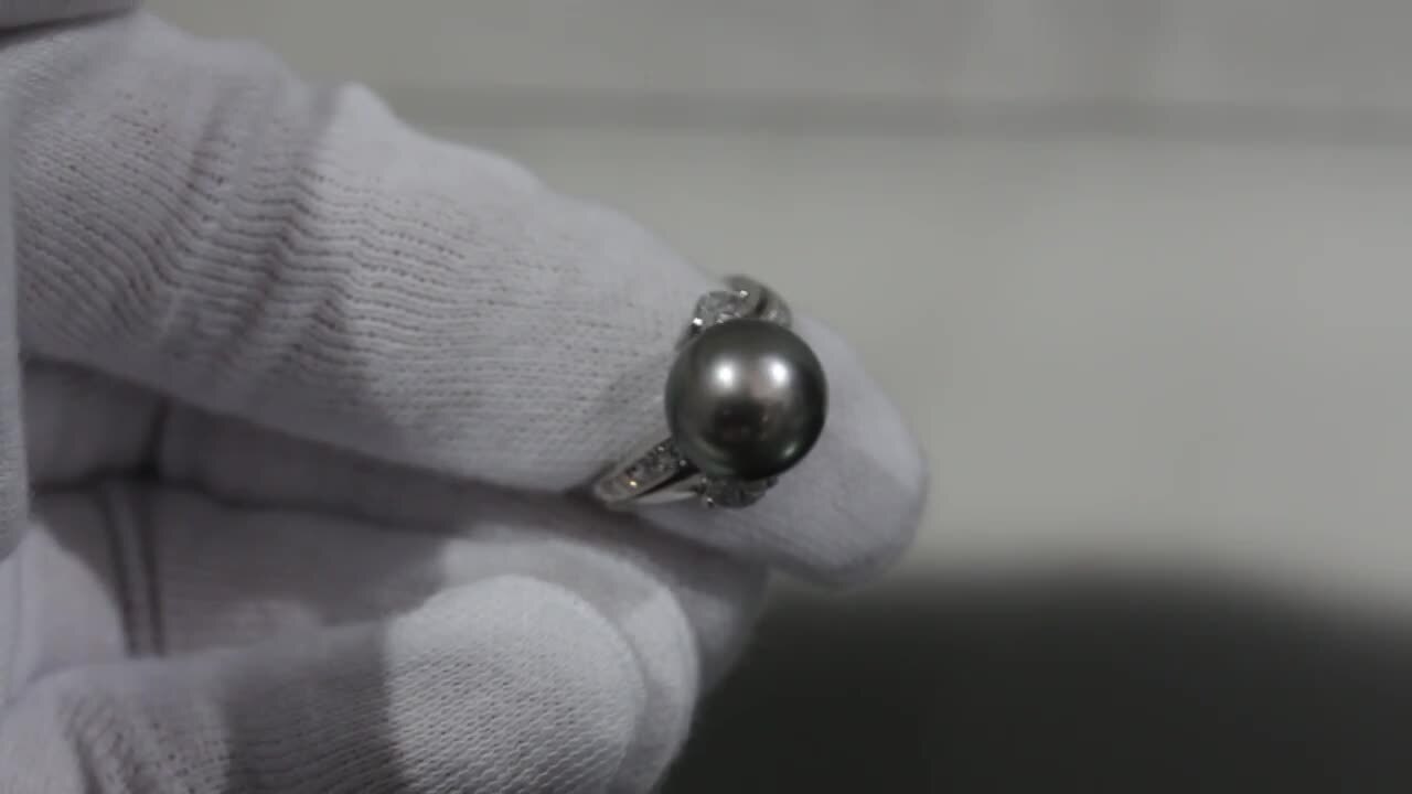 楽天市場】タサキ パール 11.5mm ダイヤ 0.39ct リング 15号