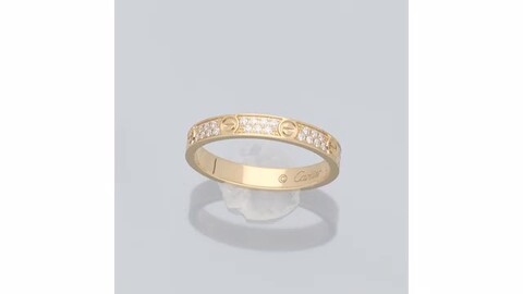 楽天市場】Cartier カルティエ ダイヤモンド ミニ ラブ リング