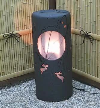 陶磁器 砥部焼 おしゃれ 「風鈴 ストライプ」 かわいい 窯元 tsuneoka