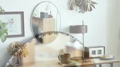 楽天市場】オーバルミラー Axim（アクシム） ミラー 鏡 壁掛け