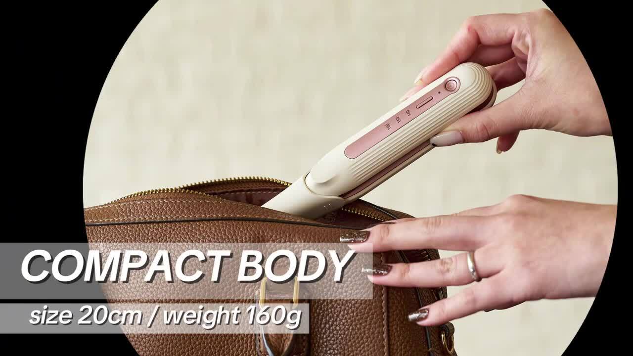 【新品】 RADIANT モバイルヘアアイロン　ラディアント　コードレスアイロン 楽天市場】【radiant公式店】1年保証 モバイルヘアアイロン