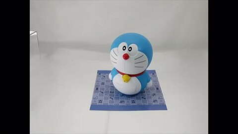 レトロ　ドラえもん　グリコ　小学館　ビッグおきあがりこぼし　空気エアーぬいぐるみ 起き上がりこぼし 日本のおもちゃ レトロドラえもんグリコ小学館