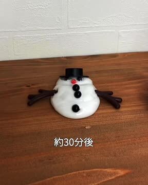 手作り 雪だるまとモンスター フィギュア 防水 マスコット スノーマン スノードームフィギュア 飾り