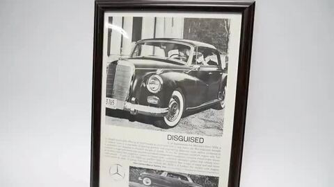 メルセデス・ベンツ ポスターフレーム　希少　レア　自動車 楽天市場】【中古】【非常に良い】 Mercedes-Benz メルセデス