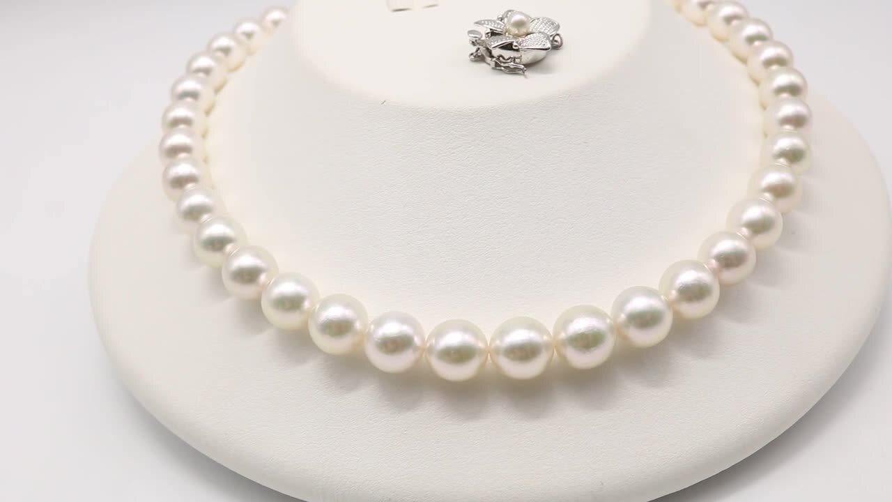楽天市場】花珠真珠 ネックレス あこや真珠 パール ネックレス