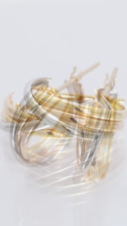 楽天市場】【即納可】 地金 ピアス 18金 大きめ イエロー