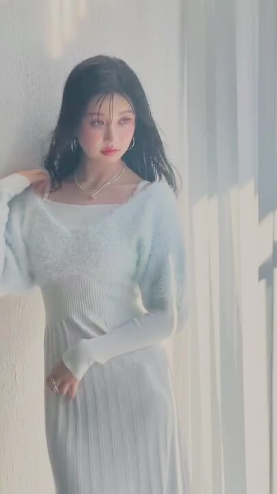 楽天市場】ワンピース レディース ニットワンピース フェザー