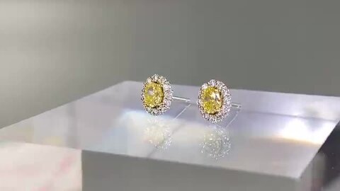 楽天市場】【ファンシーインテンスイエロー 0.2ct～×0.2ct～】天然