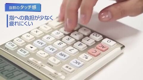 楽天市場】電卓 10桁 本格実務電卓 デスクタイプ 検算タイプ 5年間