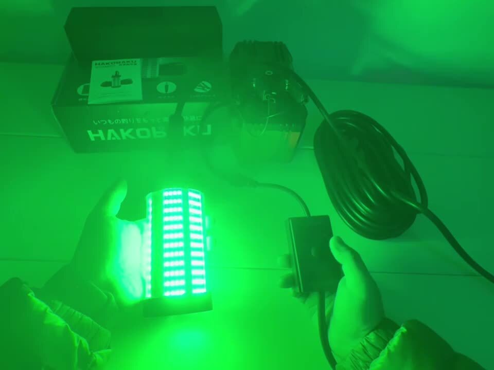 万能サビキ用5色のLEDで超集魚力  18個セット 楽天市場】HAKOBAKU 集魚灯 調光機能付き 70w 明るさ調光可能