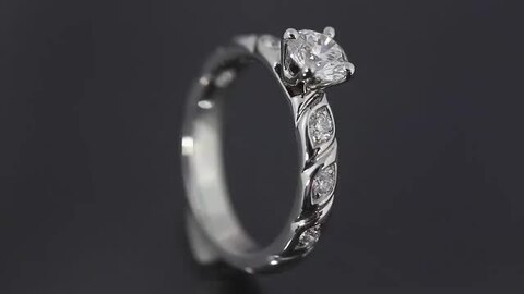 C*e様 ショーメ　トルサード リング 8号 CHAUMET ショーメ リング ダイヤ ダイヤモンド トルサード 8P 51