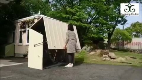 楽天市場】「 自転車倉庫 TM3 クリーム 」 幅1.93m×奥行き0.765m