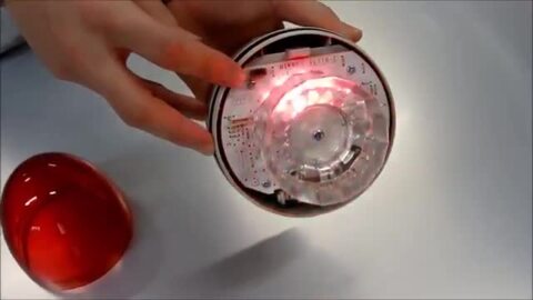 楽天市場】【即納】日恵製作所 電池式LED回転灯 ニコカプセル VL11B