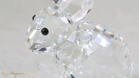 【楽天市場】スワロフスキー Swarovski お座り ウサギ 905777 ...