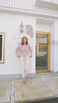 ノーソーイングニット バッククロス ラベンダー