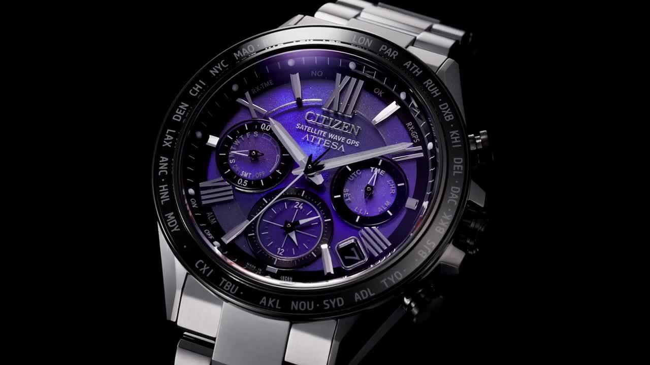 CITIZEN ATTESA UNITEwithBLUE エコ・ドライブ⭐︎限定品 ACT Line ノベルティー付き！シチズン アテッサ エコドライブ